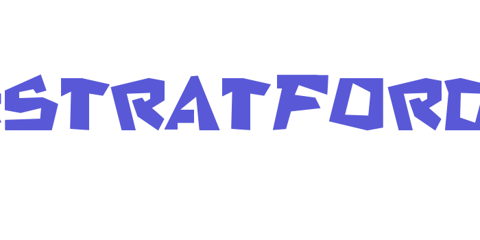 SBStratford Font Download