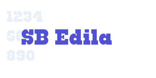 SB Edila-font-download
