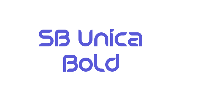 SB Unica Bold Font Download