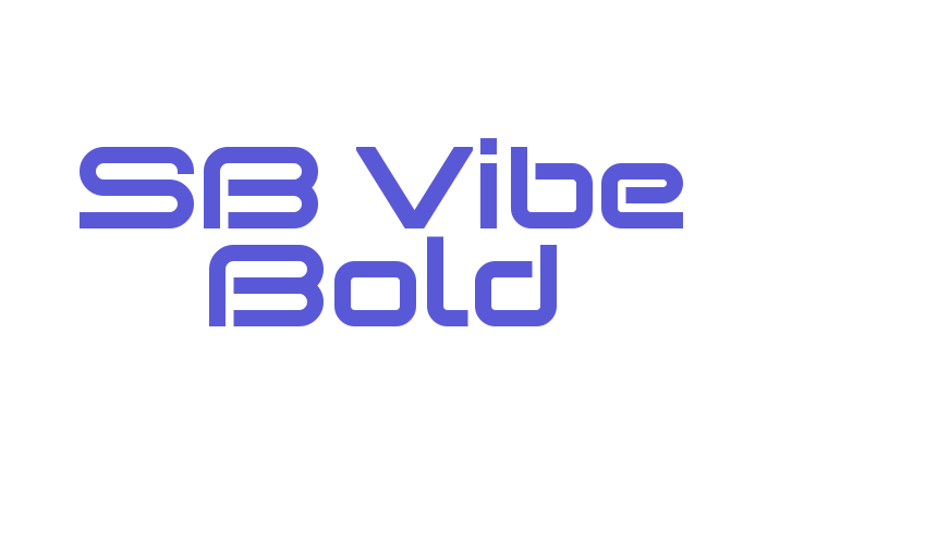 SB Vibe Bold Font Download