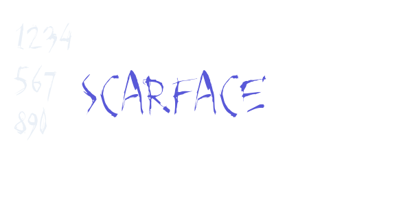 SCARFACE font free