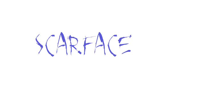 SCARFACE Font