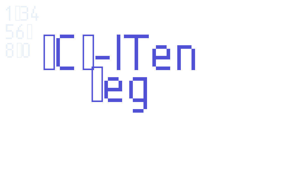 SCR-ITen Reg-font-download