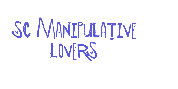 SC Manipulative Lovers Font Download