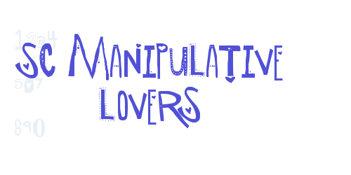 SC Manipulative Lovers-font-download
