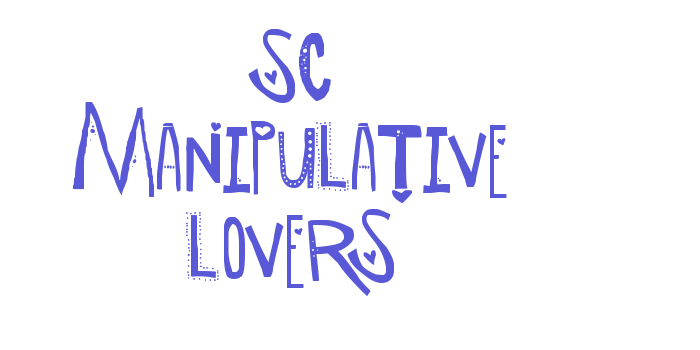 SC Manipulative Lovers Font