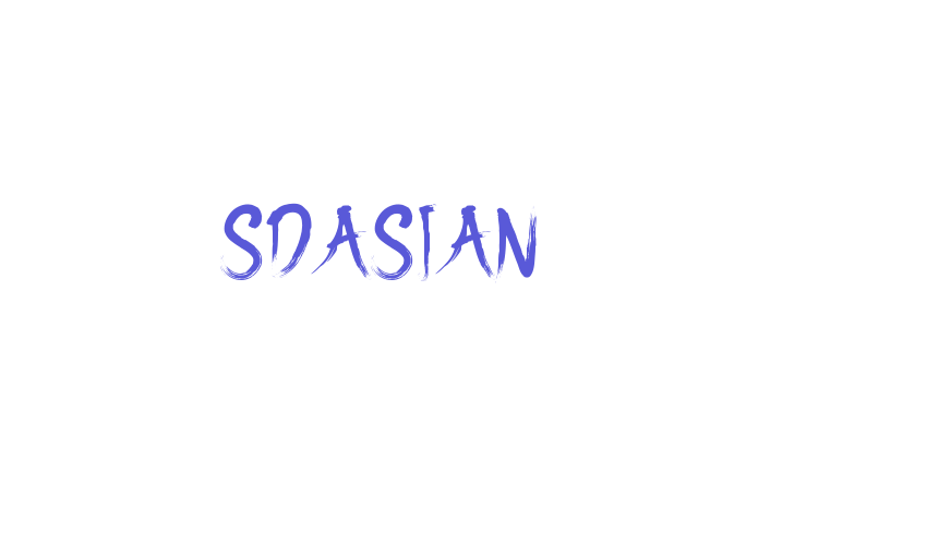 SDAsian Font