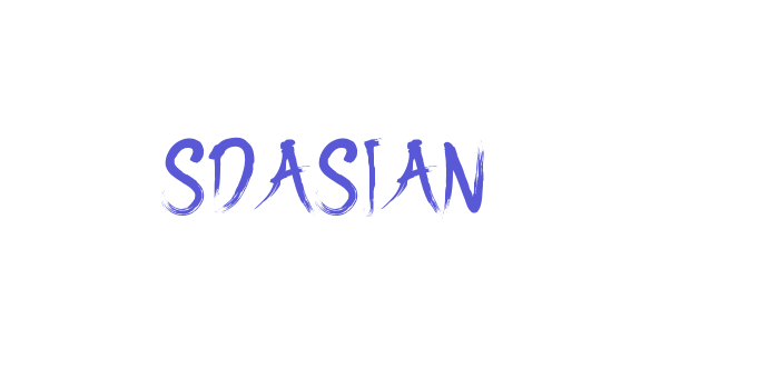 SDAsian Font