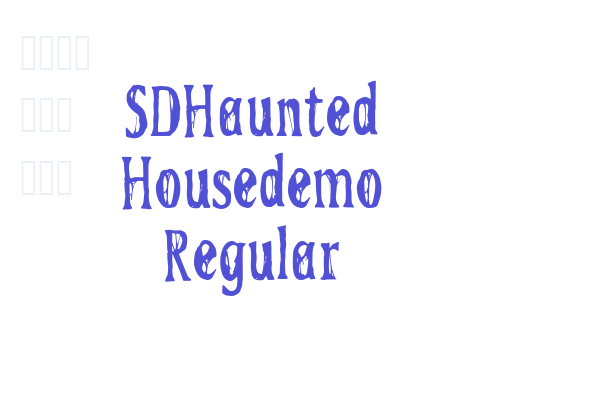 SDHaunted Housedemo Regular