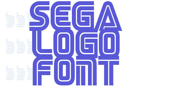 SEGA LOGO FONT font free