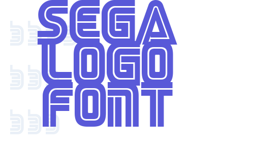 SEGA LOGO FONT Font