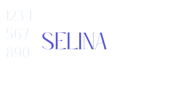 SELINA font free