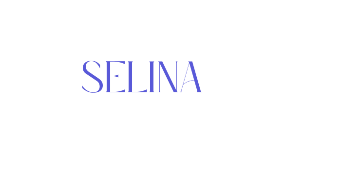 Download SELINA Font