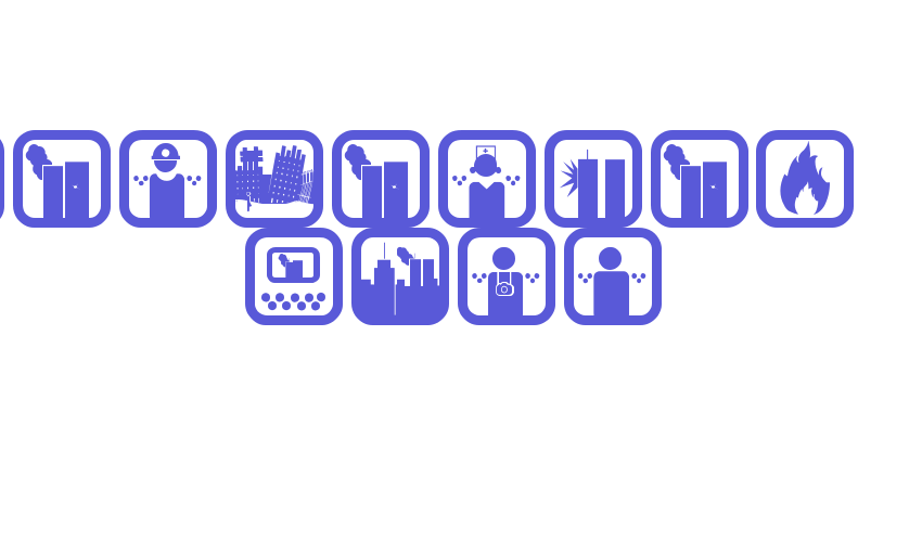 SEPTEMBER 11 ICON Font Download