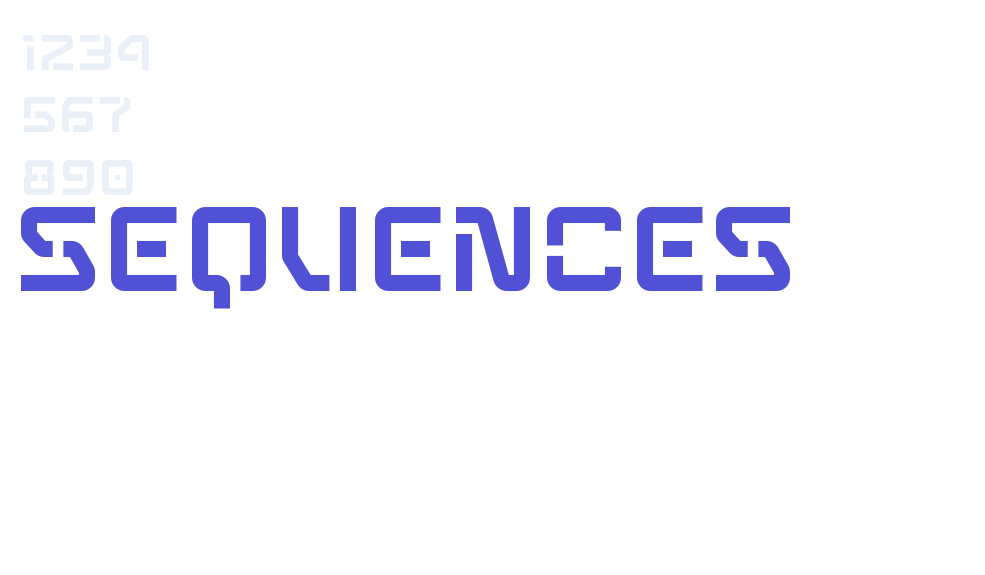 SEQUENCES-font-download