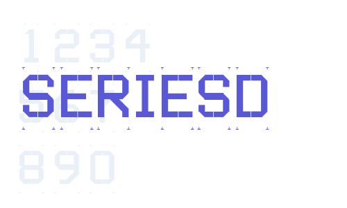 SERIESD Font Download