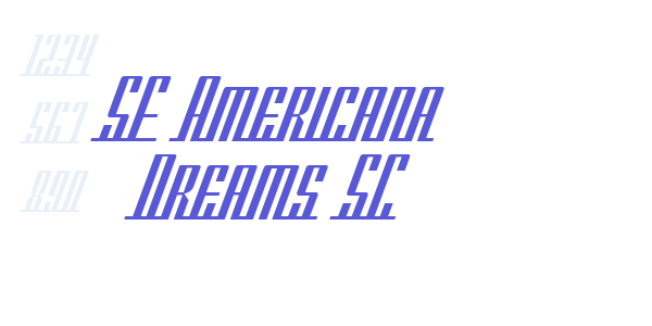 SF Americana Dreams SC font free