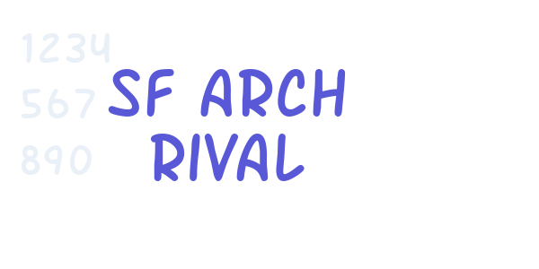 SF Arch Rival font free