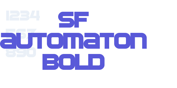 SF Automaton Bold font free