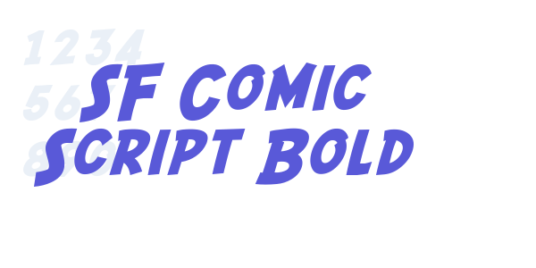 SF Comic Script Bold font