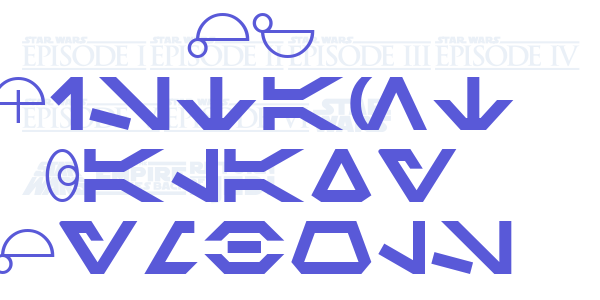 SF Distant Galaxy Symbols font free