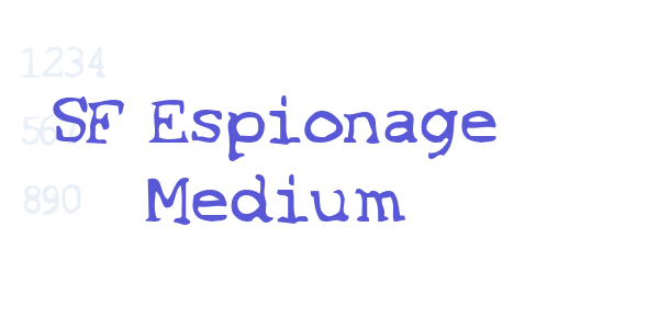 SF Espionage Medium font