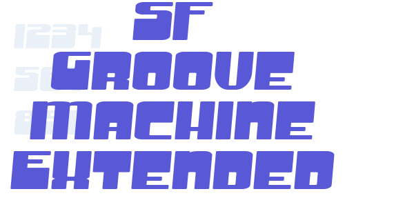 SF Groove Machine Extended font free