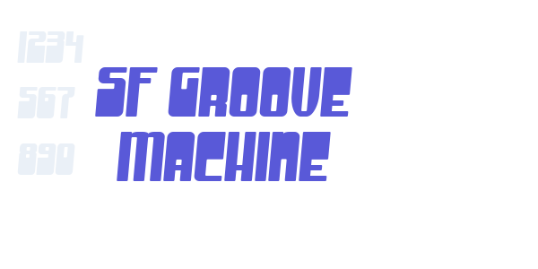 SF Groove Machine font free