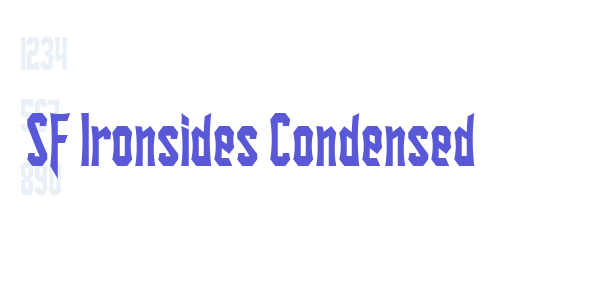 SF Ironsides Condensed font free