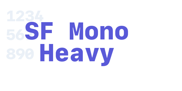 SF Mono Heavy font free