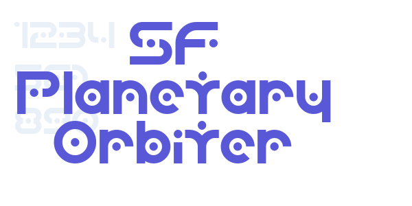 SF Planetary Orbiter font free