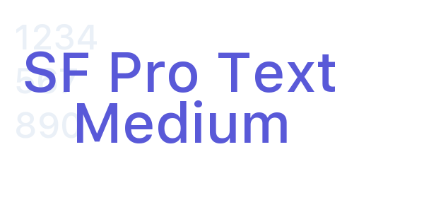 SF Pro Text Medium font free