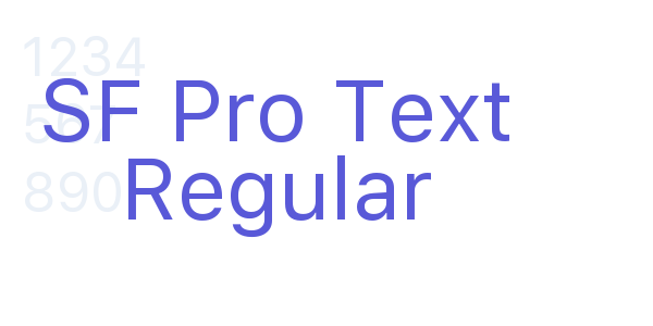 SF Pro Text Regular font free