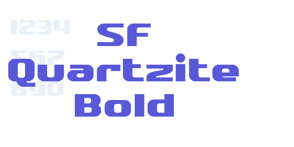 SF Quartzite Bold font free