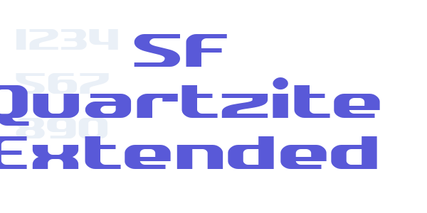 SF Quartzite Extended font free