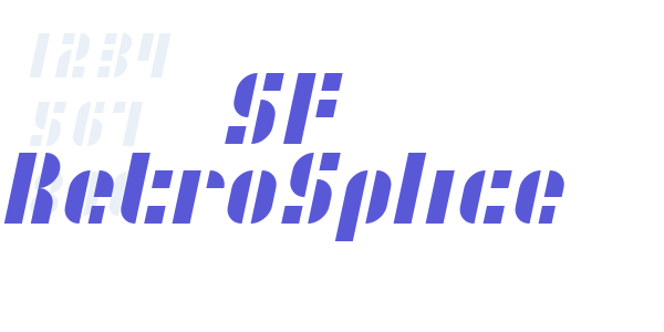 SF RetroSplice font free