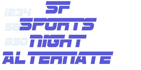 SF Sports Night Alternate font free