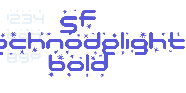 SF Technodelight Bold font free