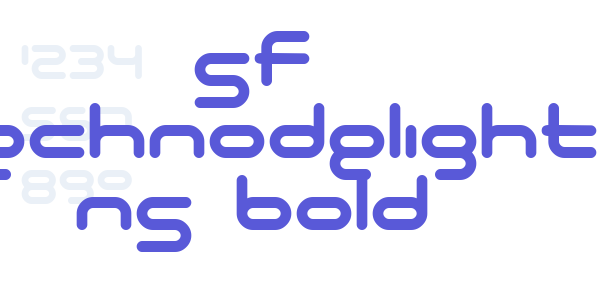 SF Technodelight NS Bold font free