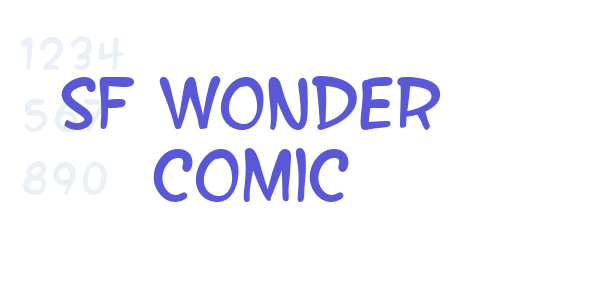 SF Wonder Comic font free