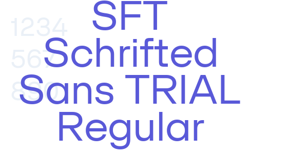 SFT Schrifted Sans TRIAL Regular font free