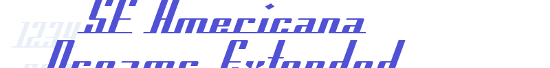 SF Americana Dreams Extended-font