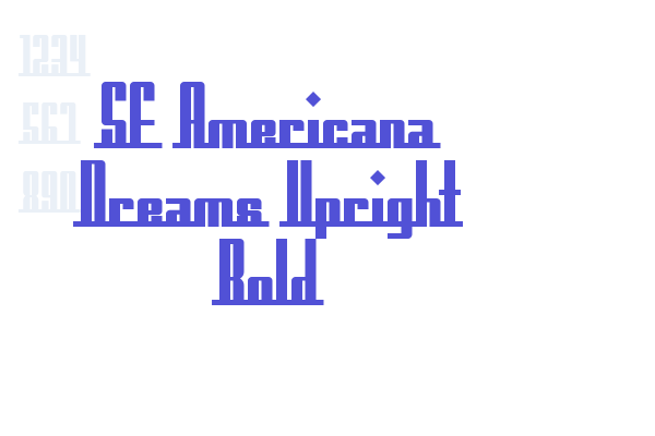 SF Americana Dreams Upright Bold