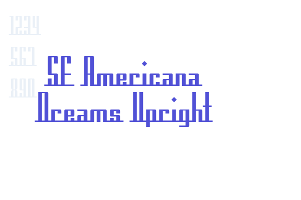 SF Americana Dreams Upright
