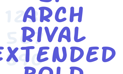 SF Arch Rival Extended Bold Font Download