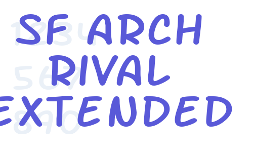 SF Arch Rival Extended Font Download