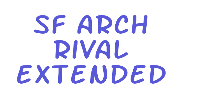 SF Arch Rival Extended Font Download