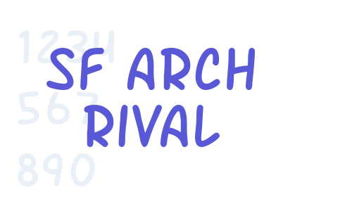 SF Arch Rival Font Download