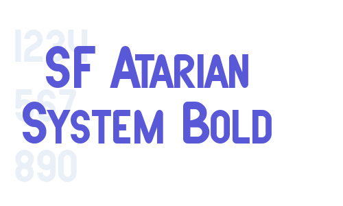 SF Atarian System Bold Font Download