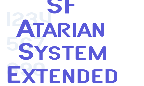 SF Atarian System Extended Font Download